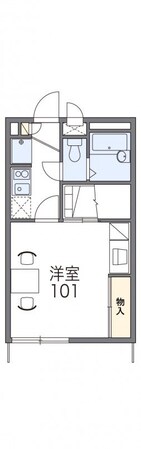 レオパレスエクレール鬼無の物件間取画像